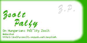 zsolt palfy business card